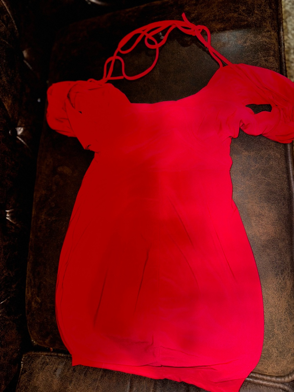 Fashion Nova Red Off-Shoulder Women’s Dress